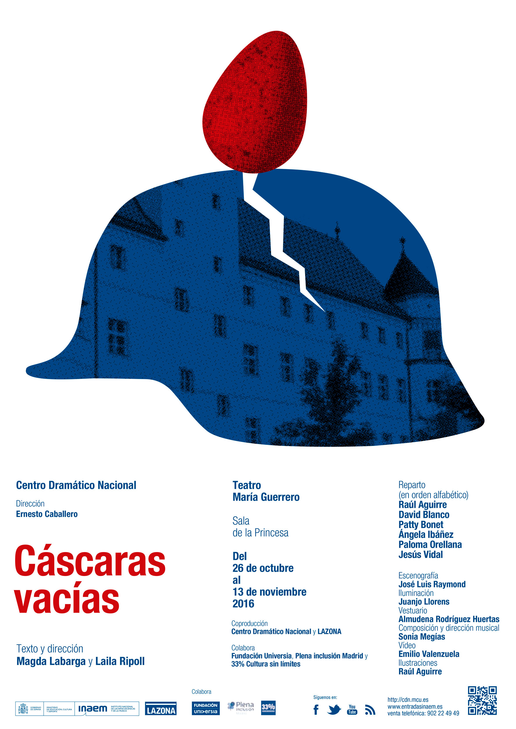 Cartel Cáscaras Vacías