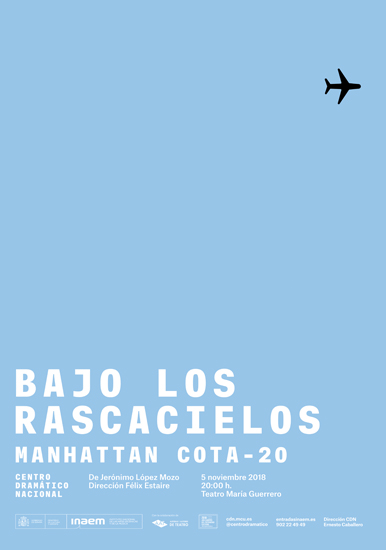 Cartel de "Bajo los rascacielos"