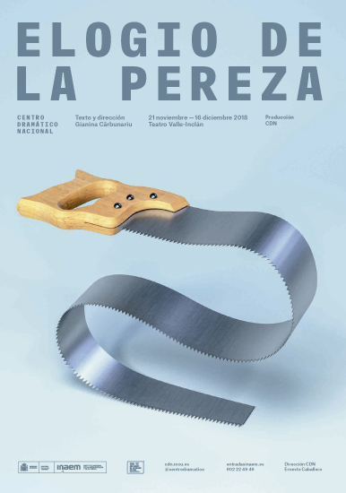 Cartel "Elogio de la pereza"