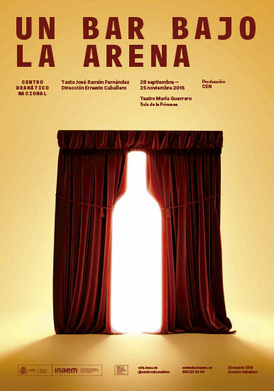Cartel de "Un bar bajo la arena"
